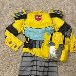 Transformers Bumblebee size Small 4-6 costume with mask